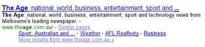 Site links