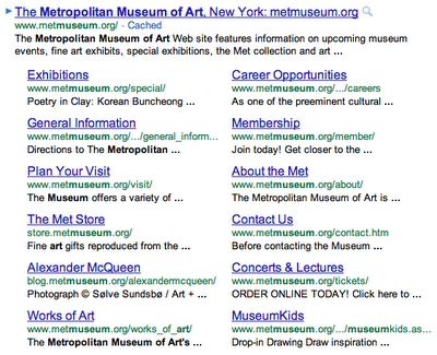 Site links