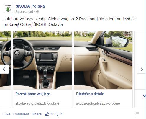 Skoda Polska post