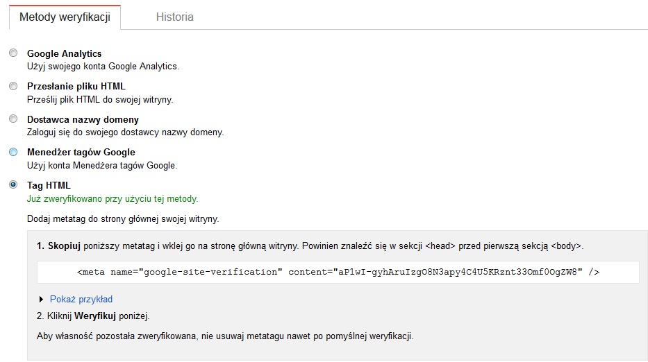 weryfikacja-google-search-console