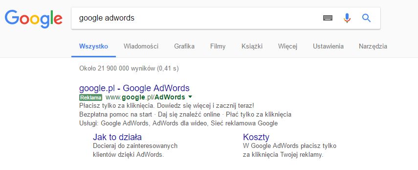 adwords dla sklepu internetowego