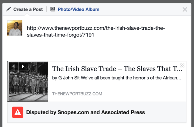 Fake news Facebook