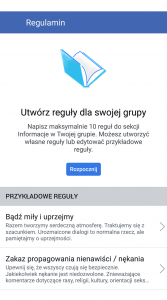 Reguły w Grupach
