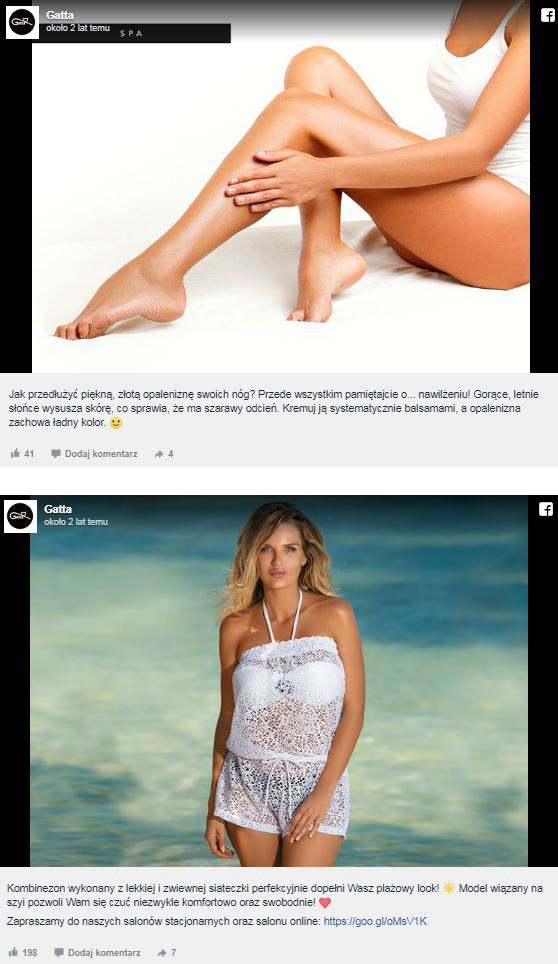 estetyczne posty na facebooku